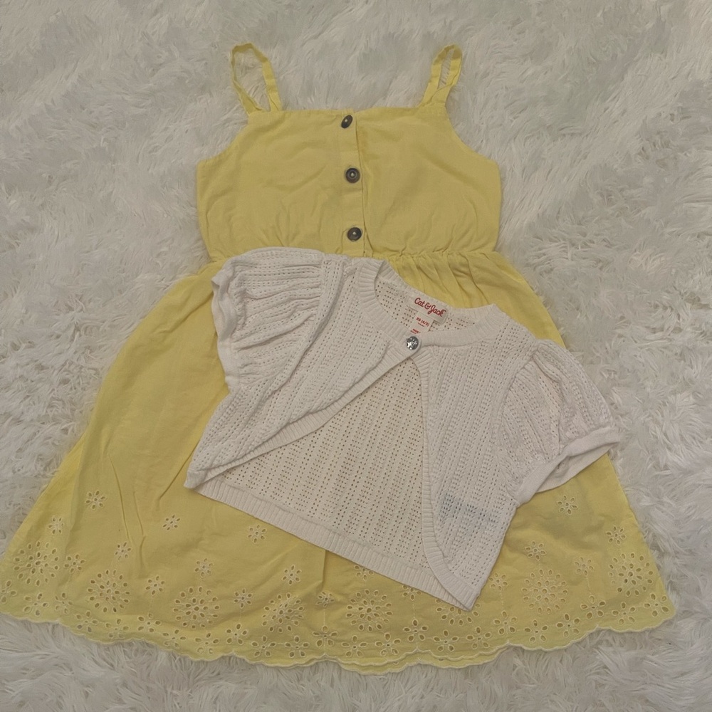 Cat & Jack Girls Dress with Sweater